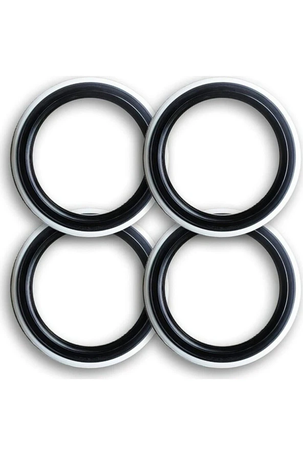 Oto Lastik Yanağı Lüks Siyah Beyaz 16 Jant 4 Adet Yanak ürün görseli