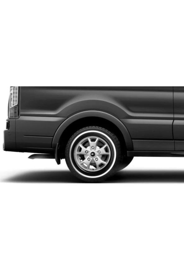 Lux 13 Jant Lastık Yanağı Takımı (4 Adet Siyah Beyaz) - Resim 2