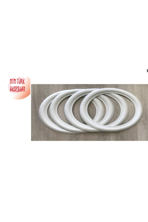 Beyaz Lastik Yanağı 4 lü Set 13 inç