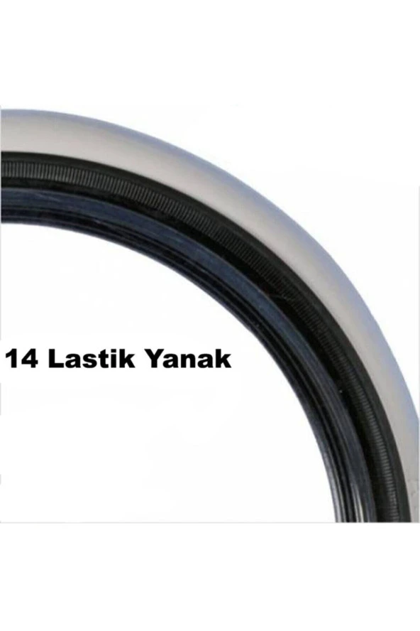 Universal Lastik Yanağı Beyaz - Siyah Yanak 14jant - 3