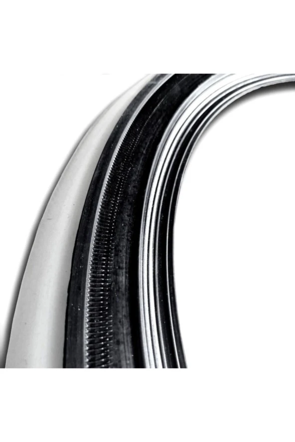 Lux 16 Jant Lastık Yanağı Takımı (4 Adet Siyah Beyaz) - Resim 3