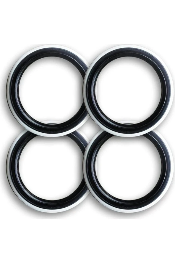 Oto Lastik Yanağı Lüks Siyah Beyaz 17,5 Jant 4 Adet Yanak ürün görseli