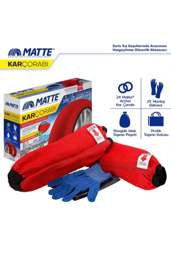 Kar Çorabı - Active - 225 45 R17 Medıum - Resim 2