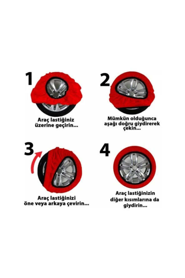 Actıve 245/75/17,5 Xx Large Size 74 Orijinal Oto Kar Çorabı 2 Lastik Için - Resim 3