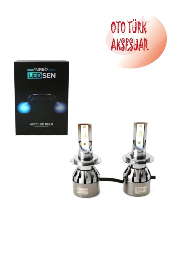 Ledsen H7 Led Xenon 12v Mini Gövde Yeni Nesil Led