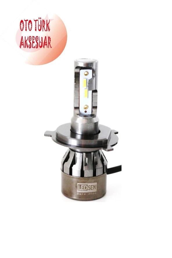 Ledsen H4 Led Xenon 12v Mini Gövde Yeni Nesil Led 1 Yıl Garantili - Resim 2