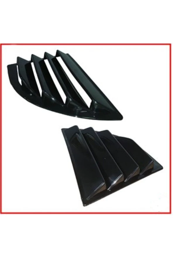 Honda Civic Fb7 2012-2017 Kelebek Cam Mazgalı Piano Black Sağ Sol
