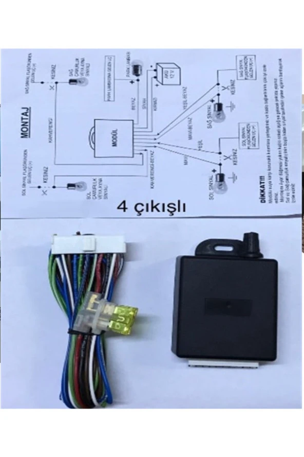 Cam Kaldırma Modülü 4lü Ön Arka Cam Kaldırma Ldr 04 - 3