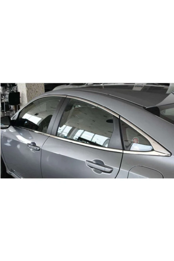 Honda Civic Fc5 Cam Çıtası Alt Sıyırıcısı Krom 2016-2020 - Resim 3