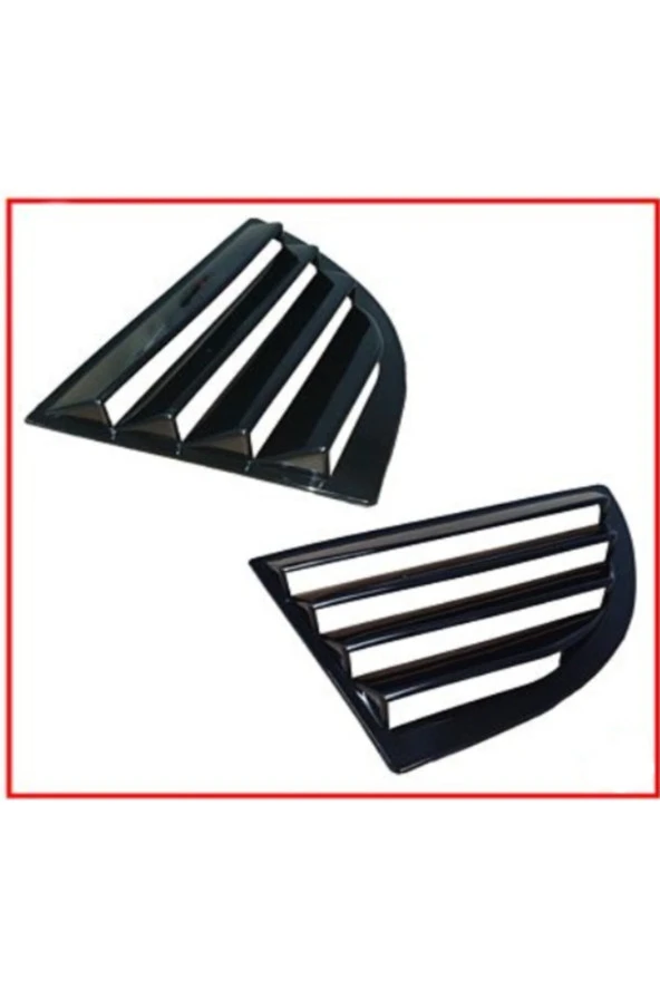 Honda Civic Fb7 2012-2017 Kelebek Cam Mazgalı Piano Black Sağ Sol - Resim 3