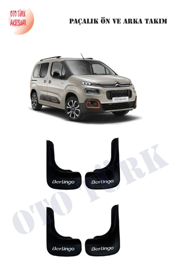 Citroen Berlingo Paçalık Ön-arka Takım Tozluk Çamurluk - Resim 2