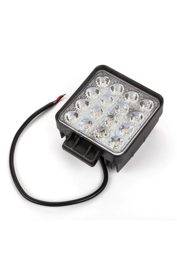 Calısma Lambası Kare 16 Ledlı 27 W 12 24 Volt