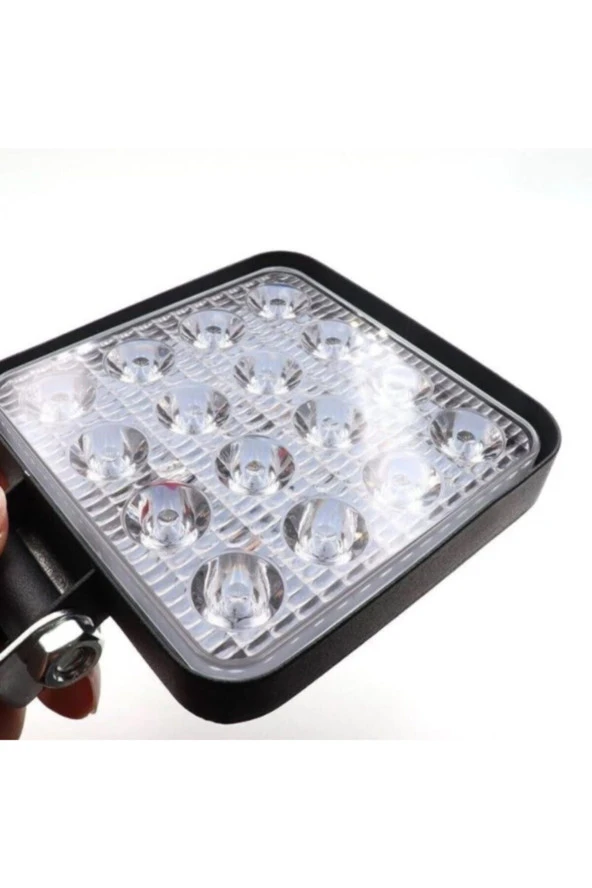 16 Ledli Geri Vites Lambası 12-24v 48w Offroad Projektör Çalışma Lambası - 3
