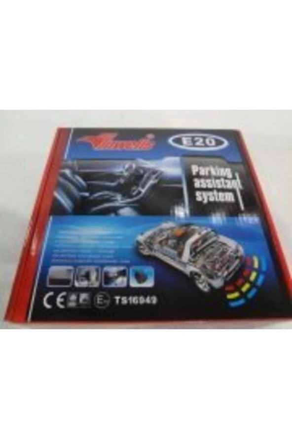 Sesli Park Sensörü E20 Beyaz - Resim 2