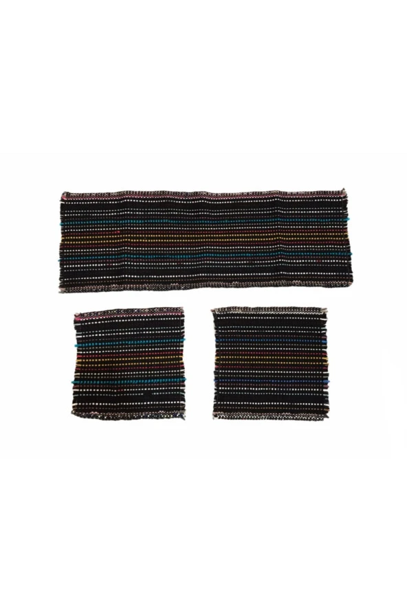 Oto Koltuk Üzeri Dokuma Kilim Serme Koltuk Kılıfı- Ön Ve Arka Koltuk Üstü 3 Parça Takımı