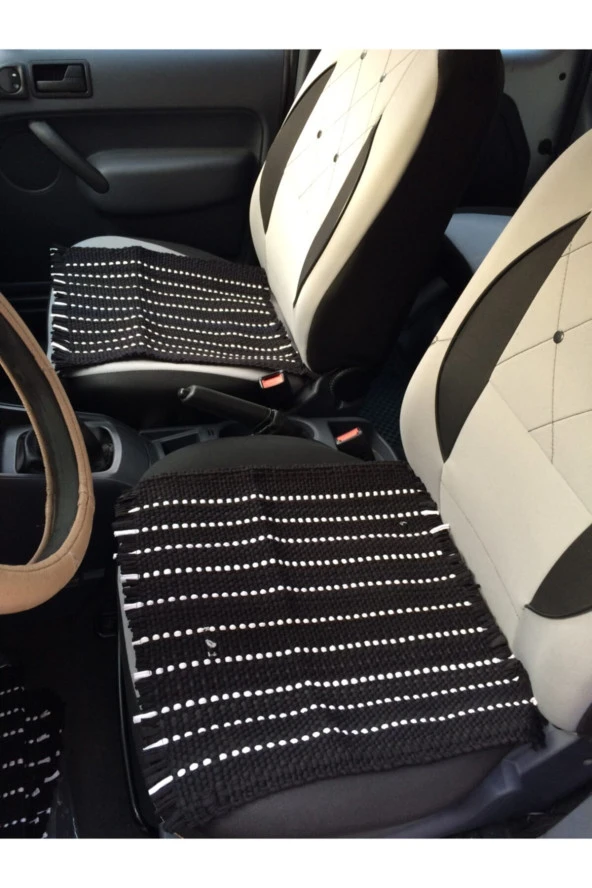 Taşkın Terletmez Oto Kilim Ön Ve Arka 3 Lü Serme Set Oto Minderi