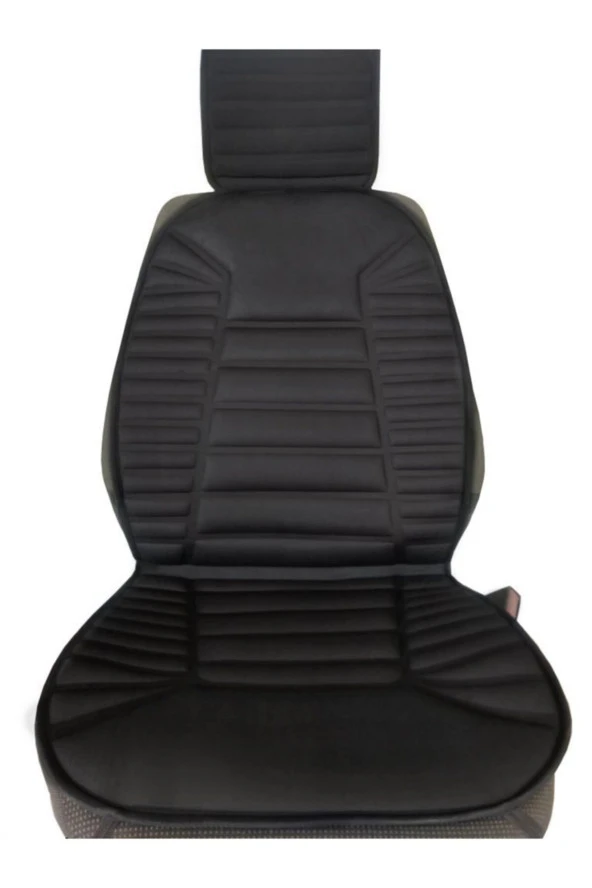 Lüks Oto Koltuk Minderi Kılıfı Siyah Renk Iki Ön Koltuk ürün görseli