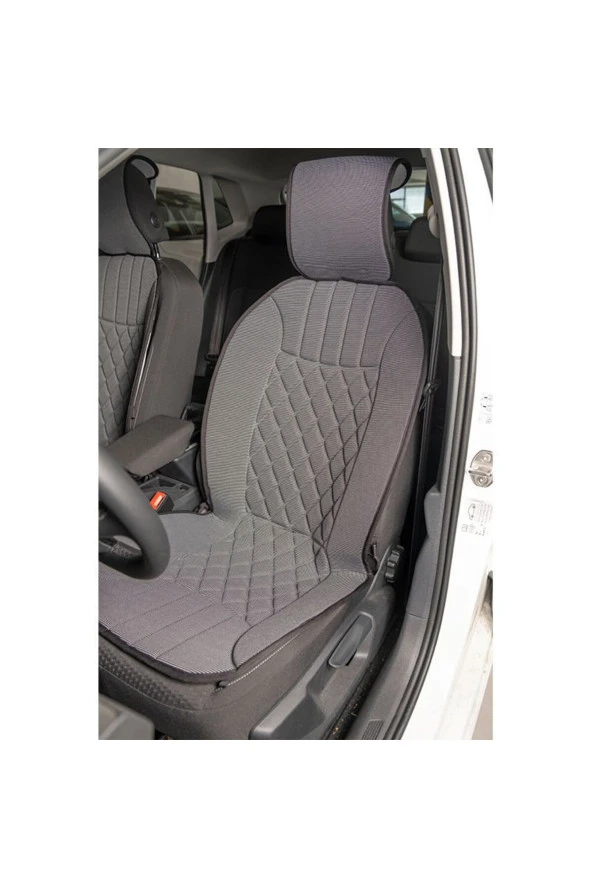 Elegance 2li Koltuk Kılıfı Set Minder Gri / Klmny531 ürün görseli