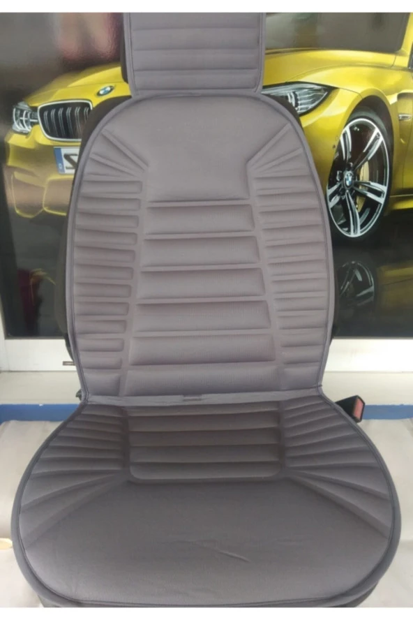 Lüks Oto Koltuk Minderi Kılıfı Gri (füme) Renk Iki Ön Koltuk - Resim 3