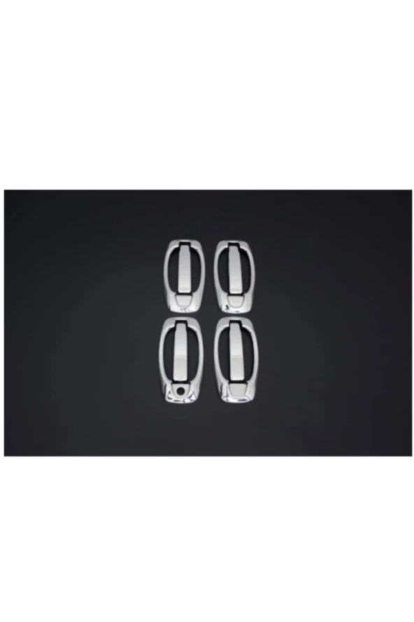 Fiat Fiorino Krom Kapı Kolu 4 Kapı 2010 + Paslanmaz Çelik 8 Parça - Resim 2