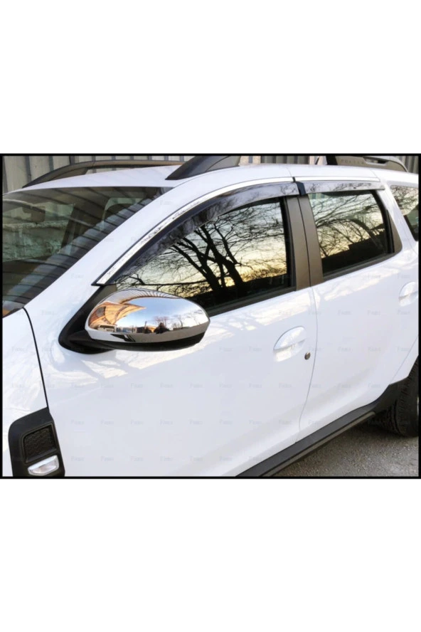 Yeni Dacia Duster Krom Ayna Kapağı 2018 Üstü 1.kalite Paslanmaz ürün görseli
