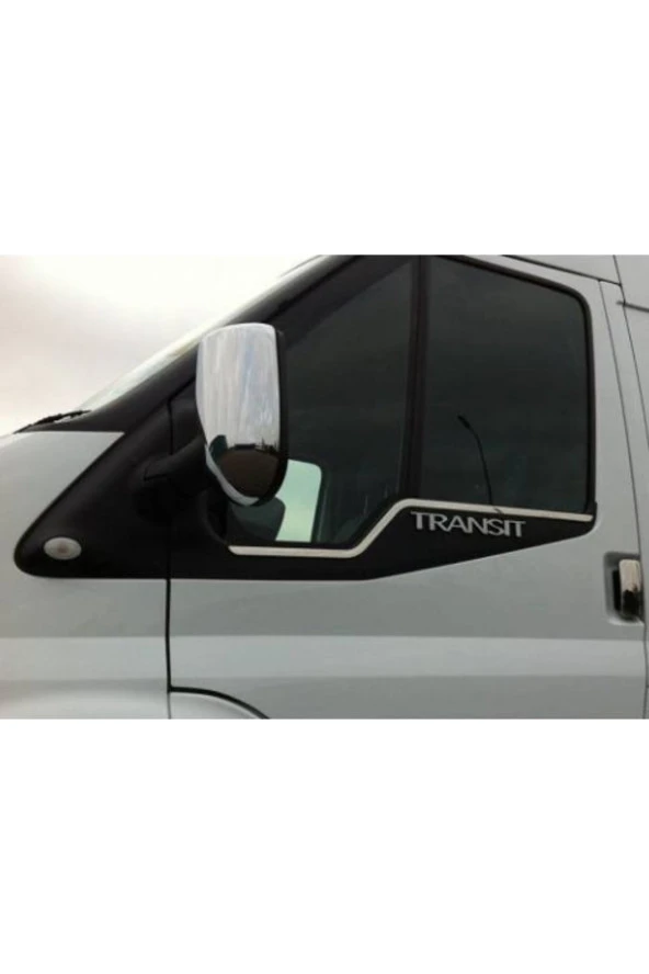 Ford Transit 2003-2013 Krom Ayna Kapağı Paslanmaz Çelik - Resim 2