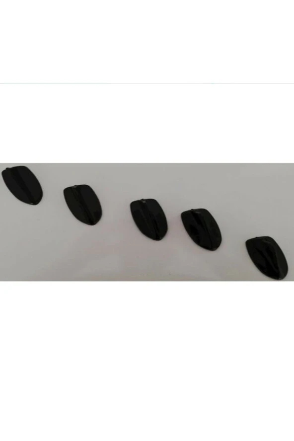 Araç Anten Süs Minik Balık Sırtı 5 Li Set Siyah ürün görseli