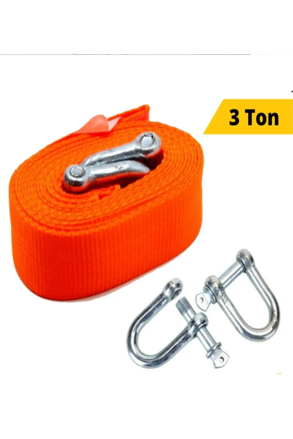 Kumaş Çeki Çekme Halatı 3 Ton / 3 Metre ürün görseli 1