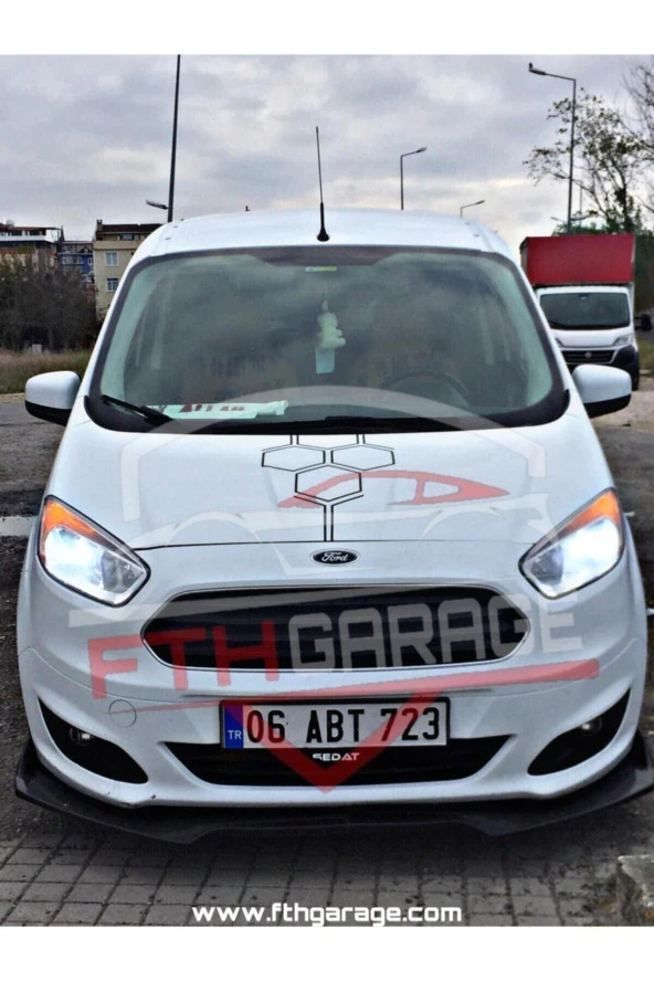 Ford Courier Ön Lip - Esnek 3 Parça Kanatlı Ön Lip - Resim 2