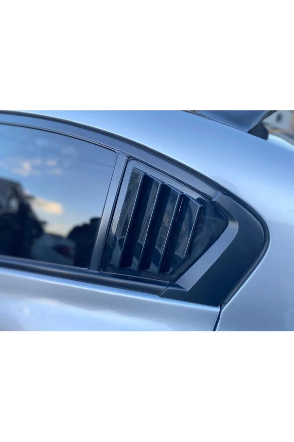 Honda Civic Fb7 Kelebek Cam Kaplama Vizörü Piano Black 2012-2015