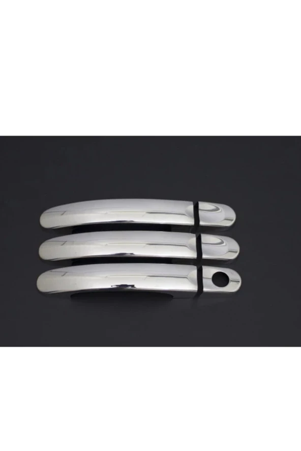 VW Transporter T6 Krom Kapı Kolu 3 Kapı Paslanmaz Çelik 6 Parça ürün görseli 1