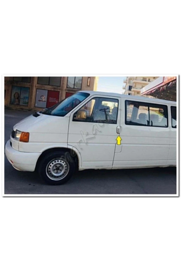 Db Chrome Vw T4 Transporter Kapı Kolu Nikelajı 1995-2003 3 Kapı 7 Parça P.çelik - Resim 2