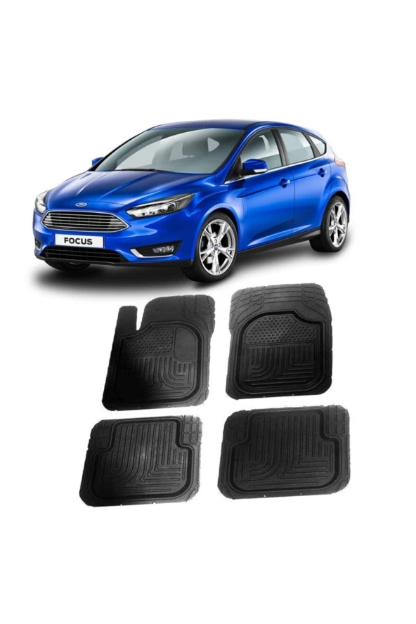 Ford Focus 3d Havuzlu Oto Paspas Seti - Eco ürün görseli 1