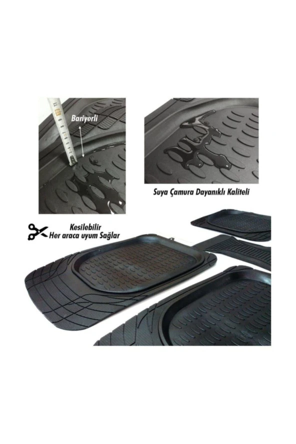 Havuzlu Paspas Havuzlu 3d Paspas Havuzlu 5 Parça ürün görseli