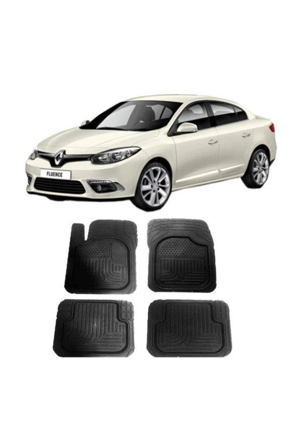 Renault Fluence 3d Havuzlu Oto Paspas Seti - Eco