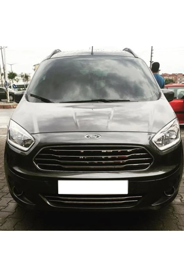 Ford Courier Ön Panjur Krom Seti 6 Parça 2014-2017 Modeller İçin - Resim 2