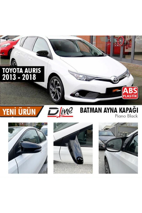 TOYOTA AURİS 2013-2018 YARASA BATMAN AYNA KAPAĞI PİANO BLACK ürün görseli