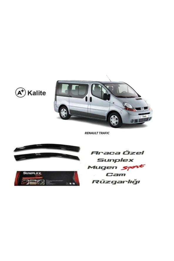 Opel Vivaro Mügen Cam Rüzgarlığı 2003-2014 Ön 2 Parça SPS61 - Resim 2