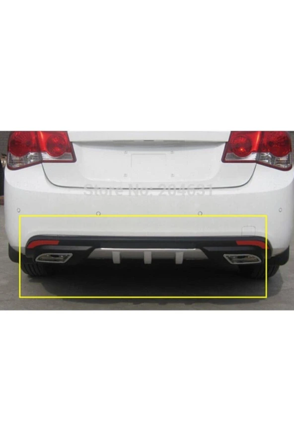 Chevrolet Cruze Difüzör Arka Tampon Çift Egzoz Çıkışlı ürün görseli