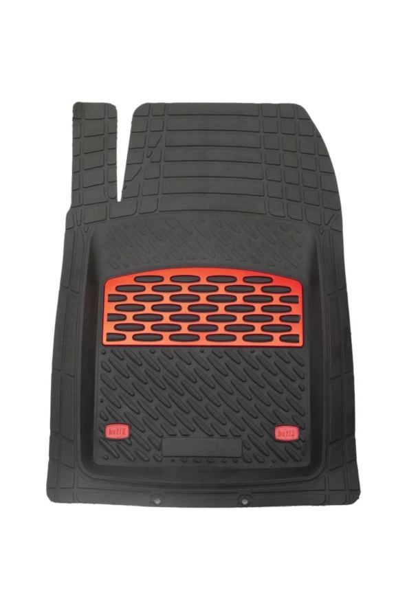 Safir Ford Focus 1 1998-2004 Krom Kırmızı Derin Havuzlu 3d Paspas - Resim 2