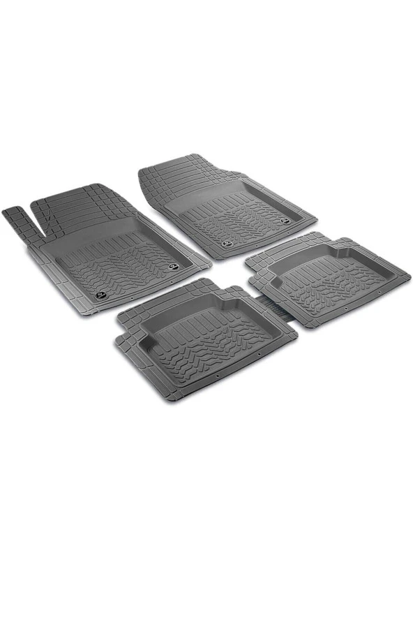 Renault Fluence Profesyonel Siyah Havuzlu 4d Kauçuk Paspas 5 Parça Birebir Uyumlu ürün görseli