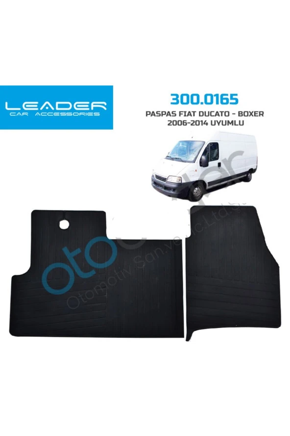 Peugeot Boxer 2006 -2014 Model Arası Kauçuk Ön Paspas Rulo Paspas - Resim 3