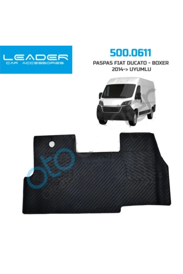 Fiat Ducato Peugeot Boxer 2014 Sonrası Uyumlu Kauçuk Rulo Paspas