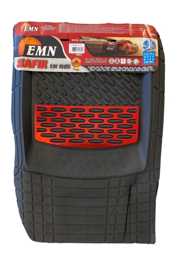 Volkswagen Caddy 2004 2017 Paspas Derin Havuzlu Krom Kırmızı ürün görseli