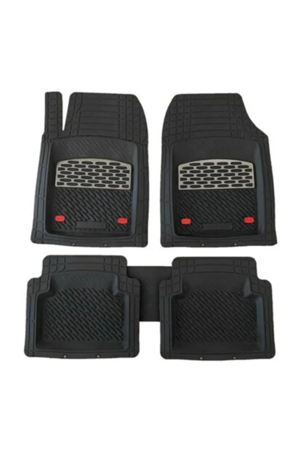 Fiat Egea Uyumlu Universal Derin Havuzlu Paspas Krom Karbon ürün görseli