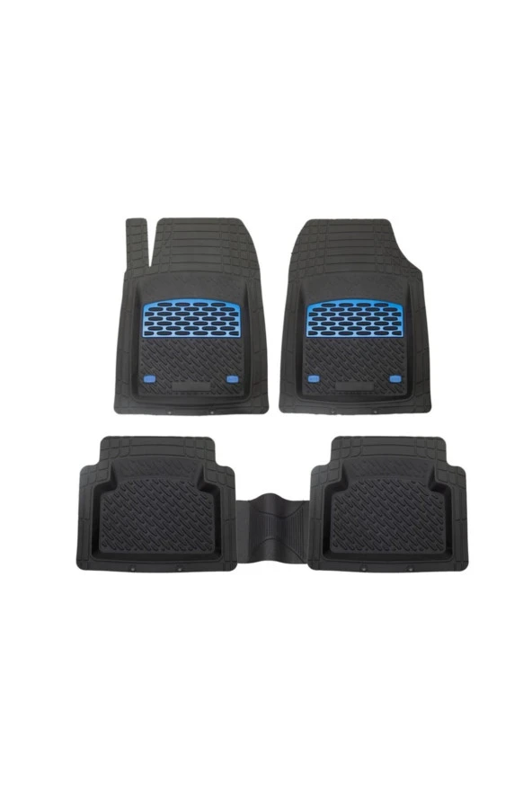 Hyundai Getz Uyumlu Derin Havuzlu Krom Mavi 3d Paspas ürün görseli