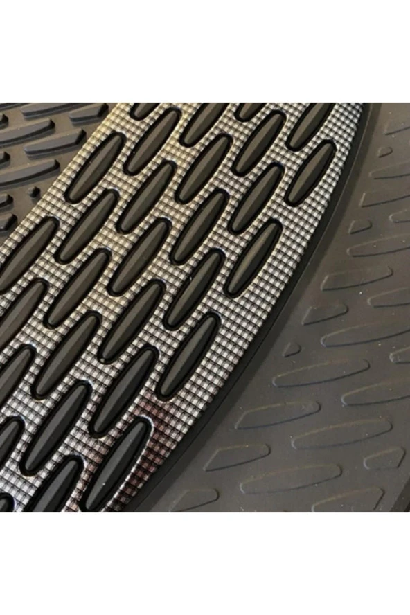 Safir Skoda Karoq Uyumlu Universal 3d Paspas Krom Karbon - Resim 2