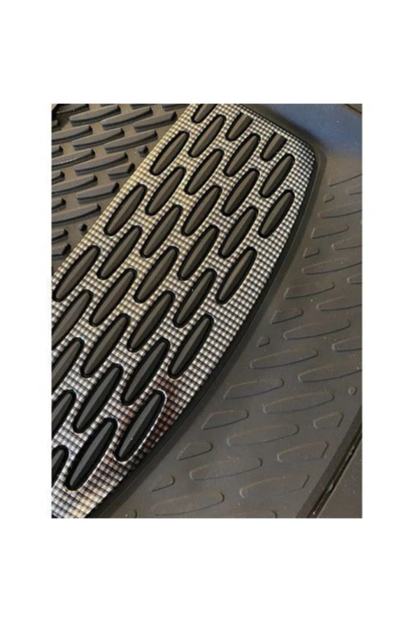 Citroen Ds4 Uyumlu Universal Derin Havuzlu Paspas Krom Karbon - Resim 3