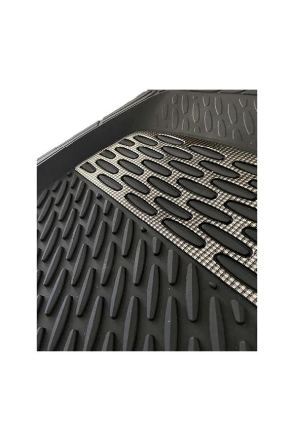 Peugeot 207 Uyumlu Universal Derin Havuzlu Paspas Krom Karbon. - Resim 2