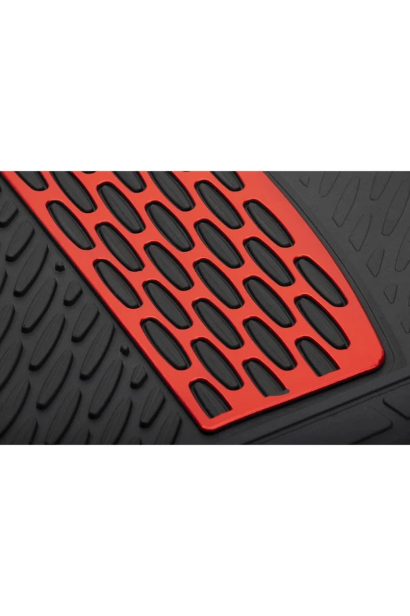 Volkswagen Golf 4 1997 2003 Paspas Derin Havuzlu Krom Kırmızı - Resim 2